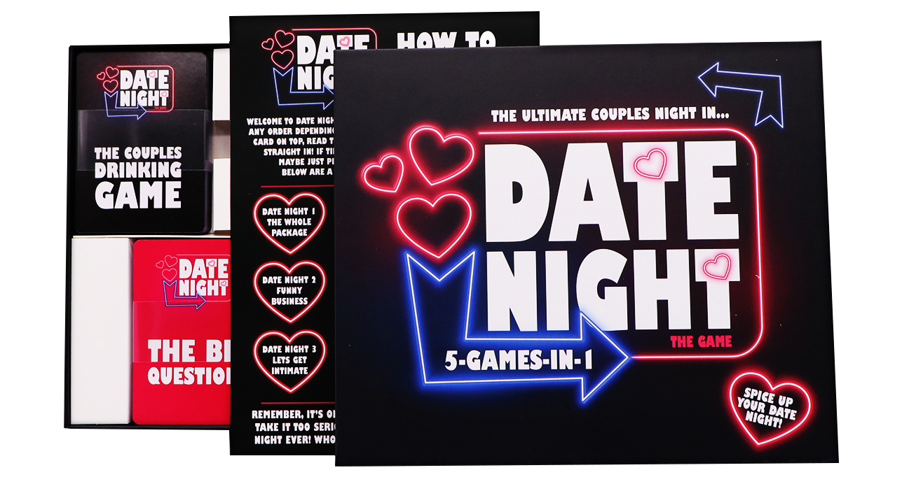 Date Night The Game - The Ultimate Couples Night In 5 Games In 1