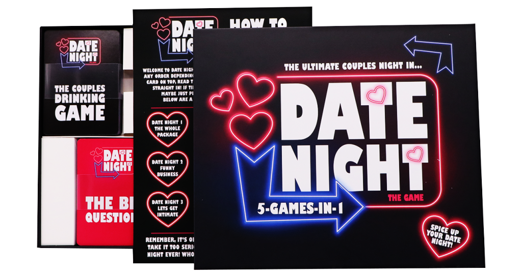 Date Night The Game - The Ultimate Couples Night In 5 Games In 1